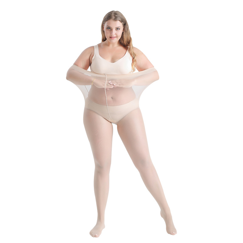 300kg fat MM size women's clothing a generation of red pineapple socks arbitrary cut resistance hook silk size pantyhose