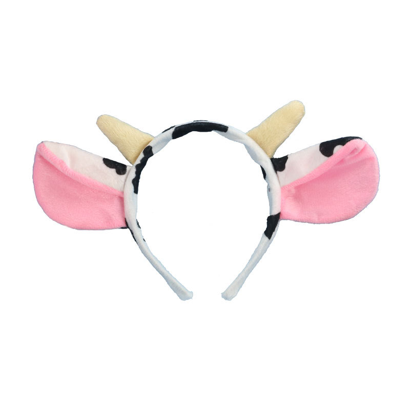 halloween-plush-cow-horn-headband-childrens-animal-cartoon-hairband-cute-cow-girls-headband-festive-animal-costumes-accessories