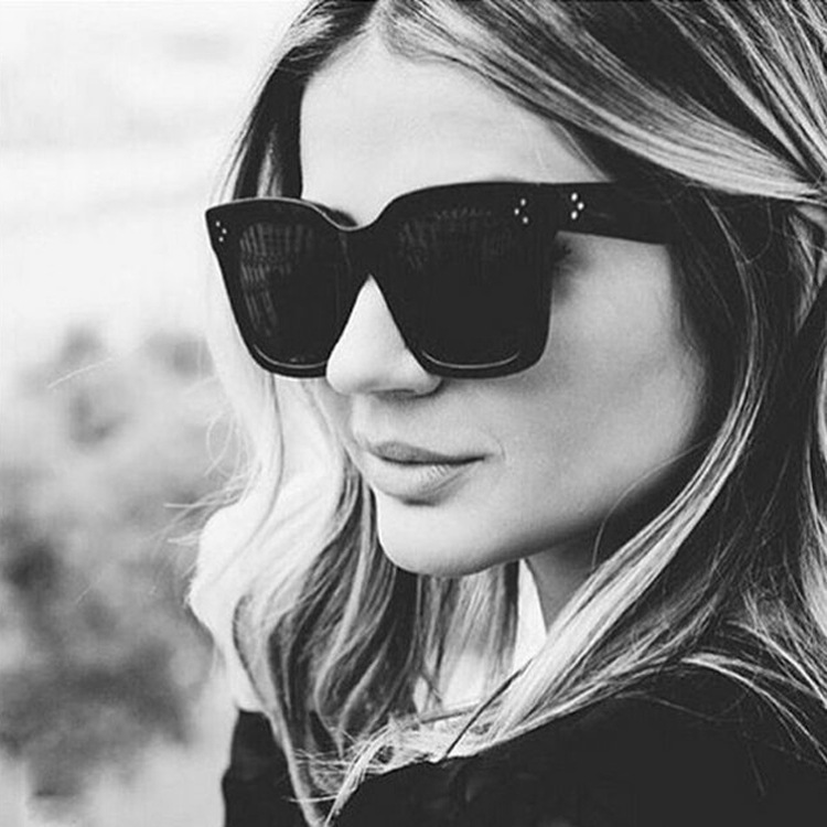 Retro Midin sunglasses cross-border trend big frame sunglasses Leopard color personality glasses ladies outdoor 5140