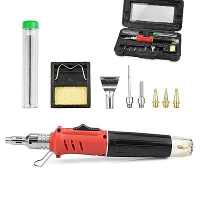 10 in 1 electronic sparking gas soldering iron HS-1115K gas soldering iron automatic ignition gas soldering iron DIY soldering iron