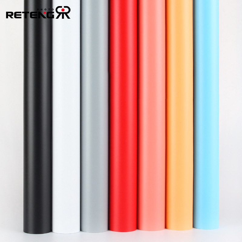 Ruiteng frosted PVC background board photography background cloth solid color Morandi background cloth background paper ins ornaments
