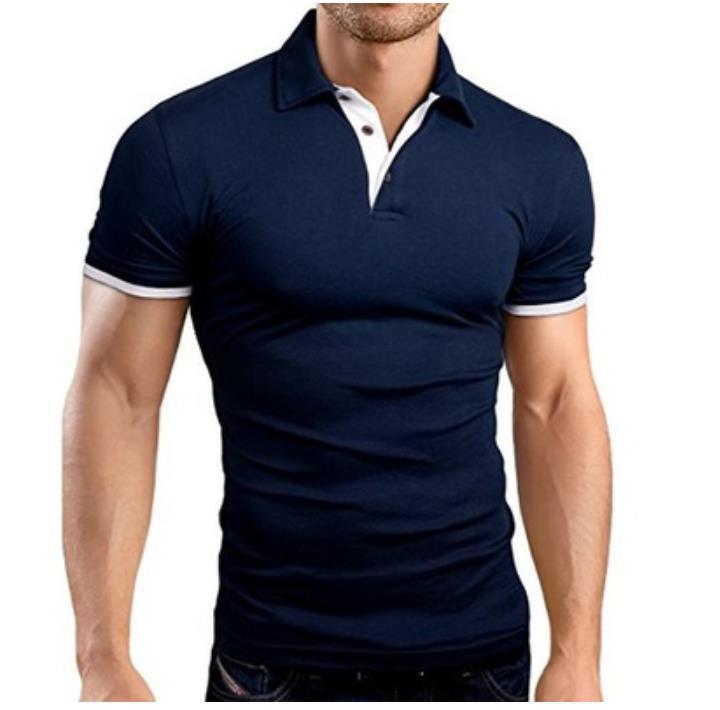 New Summer T-shirt Paul Men's Short Sleeve Top Popular Fashion Polo Shirt (2)