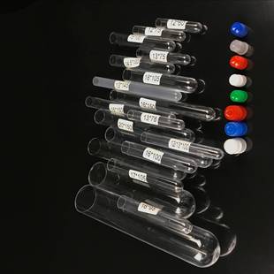 Precision spot wholesale PS plastic test tube disposable tube 15*150 hard plastic specifications are complete