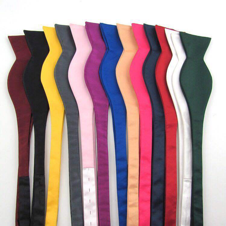 Gourd bow tie formal hand tie bow tie lazy bow tie performance bow tie wholesale British solid color