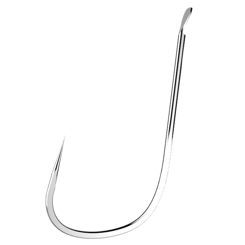 ミカノ釣りフック日本輸入ばら積白袖無逆刺フック競技台釣り漁具用品釣りフック|undefined