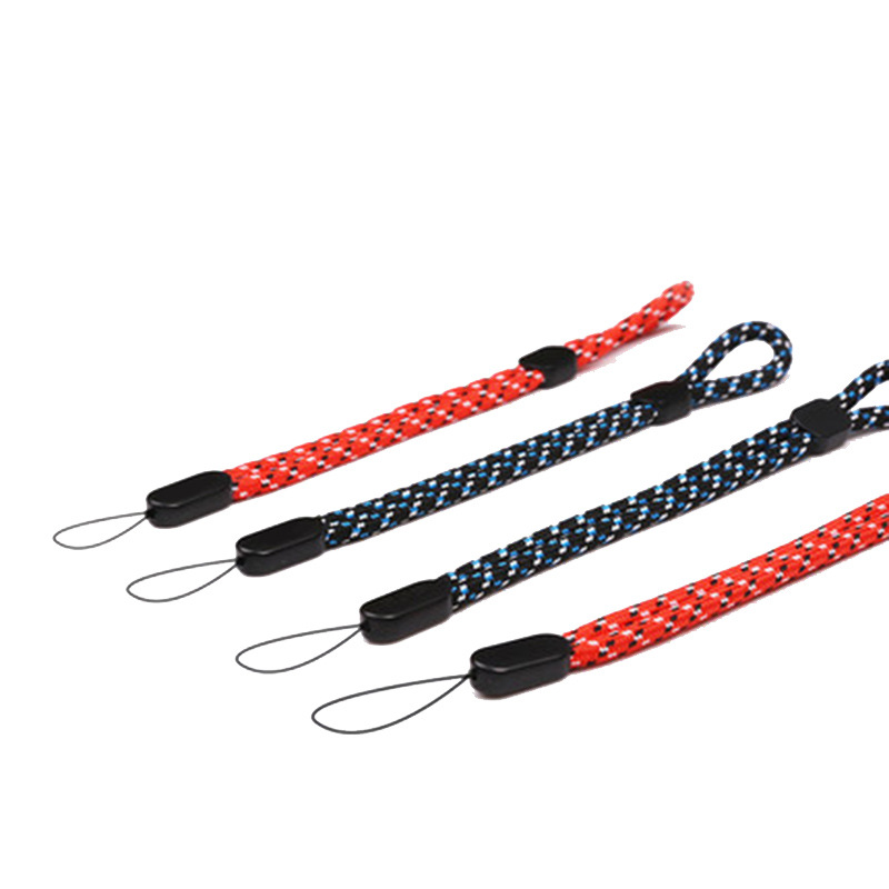 Adjusting mobile phone lanyard U disk short lanyard intercom camera Bluetooth speaker key anti-lost thick wrist rope