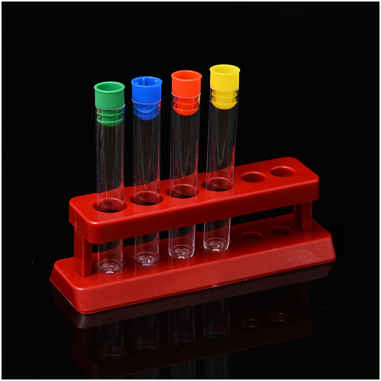 マルチスペックプラスチック試験管ラック 6 穴 12*100 16*100 ストッパー Abs 材料|undefined