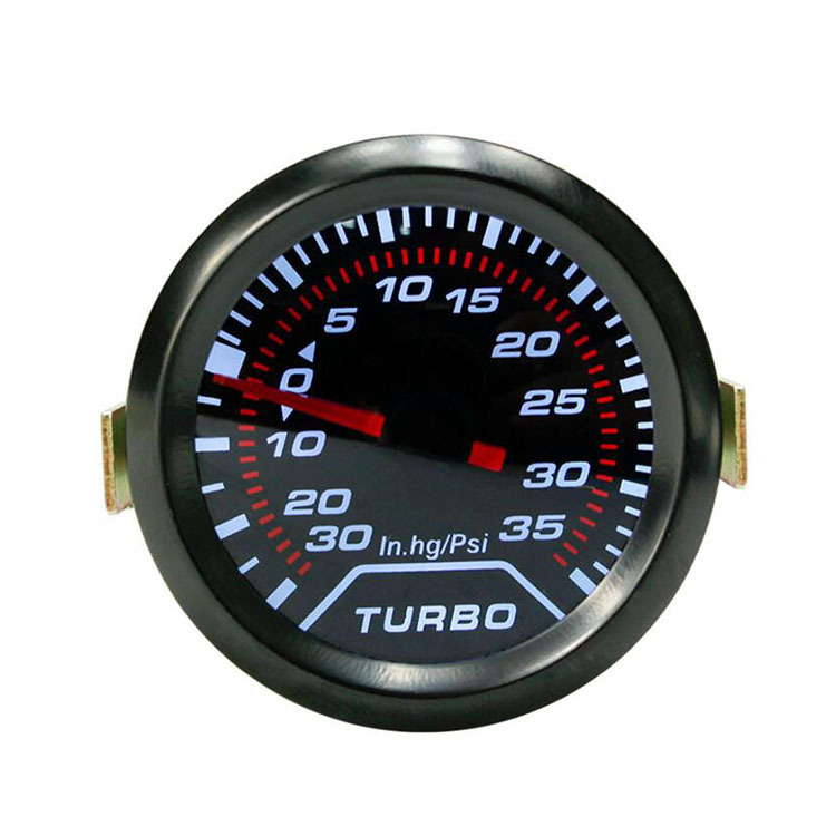 12V 2 "inch 52mm car meter racing meter modified LED display turbocharged pressure gauge smoked