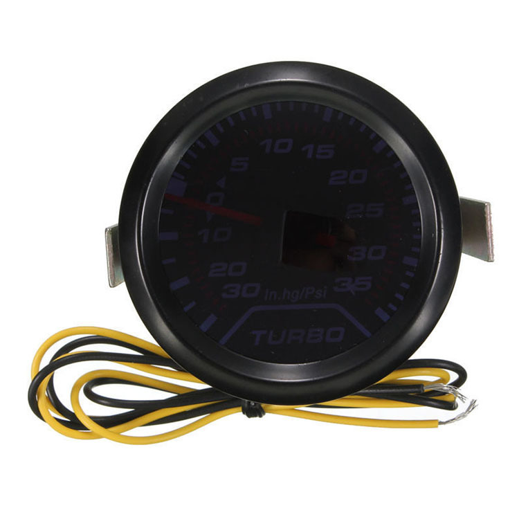 12V 2 "inch 52mm car meter racing meter modified LED display turbocharged pressure gauge smoked