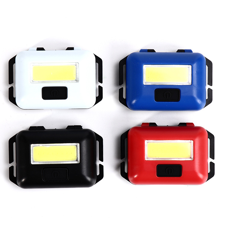 Мини COB AA маленькая фара LED Открытый Кемпинг пеший Туризм Ночная езда Рыбалка Фара пластиковая головка со светом