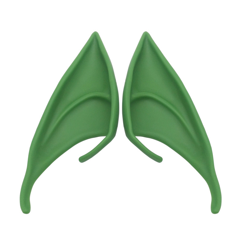 Cross-border exclusive Halloween elf ears latex cosplay props party fantasy city pointed ears elfear