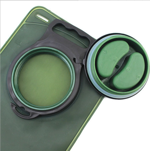 Hip hop outdoor mountaineering large mouth drinking water bag 2Ltpu environmental protection drinking water bag with suction nozzle cover cycling ring sports water bag