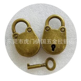Factory direct love lock notebook padlock retro padlock gift wooden box padlock cross-border e-commerce hot sale
