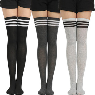 Dance socks Joker ladies three bars over the knee long tube socks high socks women socks wholesale manufacturers wholesale