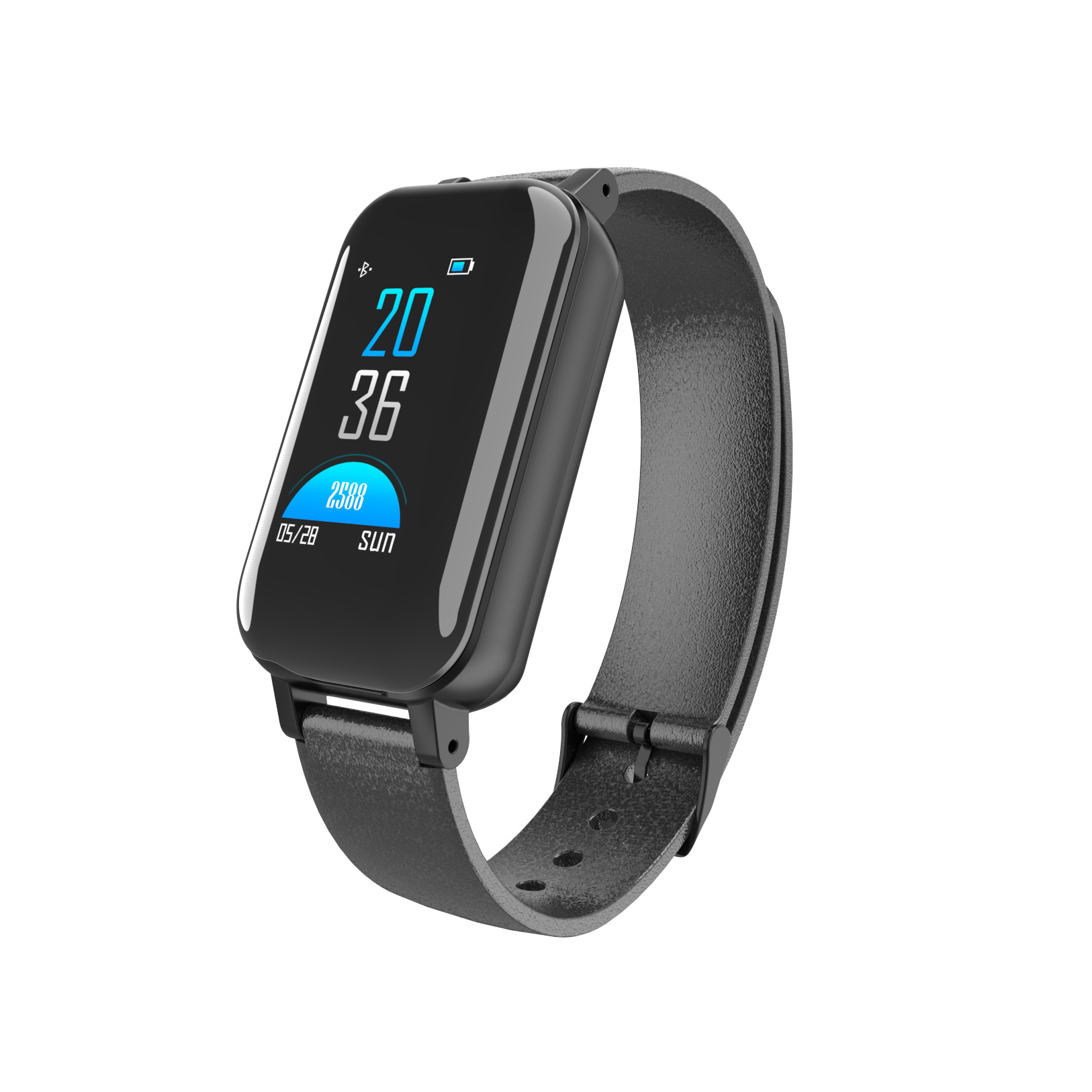 T89 smart bracelet headset TWS binaural call heart rate blood pressure measurement step movement message reminder
