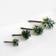 Micro landscape model tree building sand table scene tree handmade finished small tree green plant mini simulation plastic palm tree
