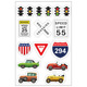 Car stickers-D
