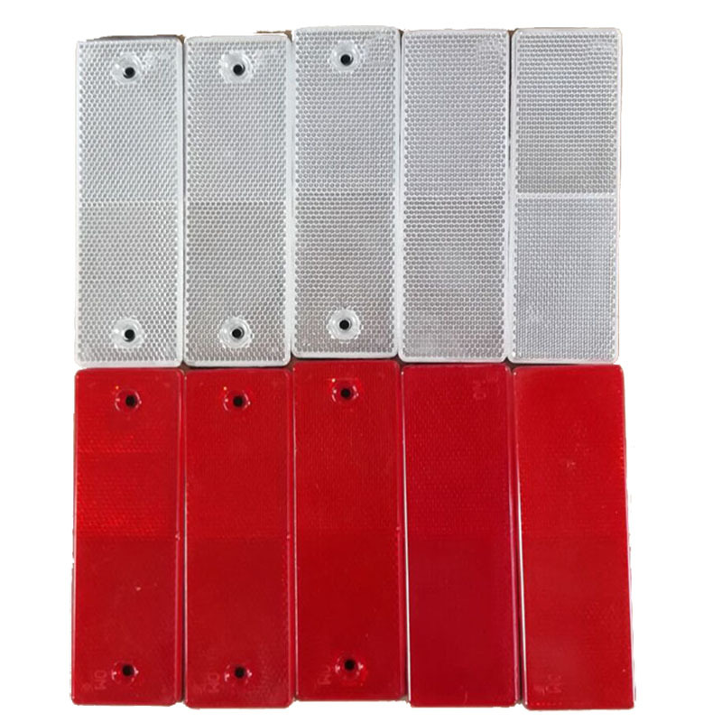 Van Plastic Reflector Decorative Sticker Body Sticker Red White Yellow Reflective Sticker Truck Supplies Body Decoration