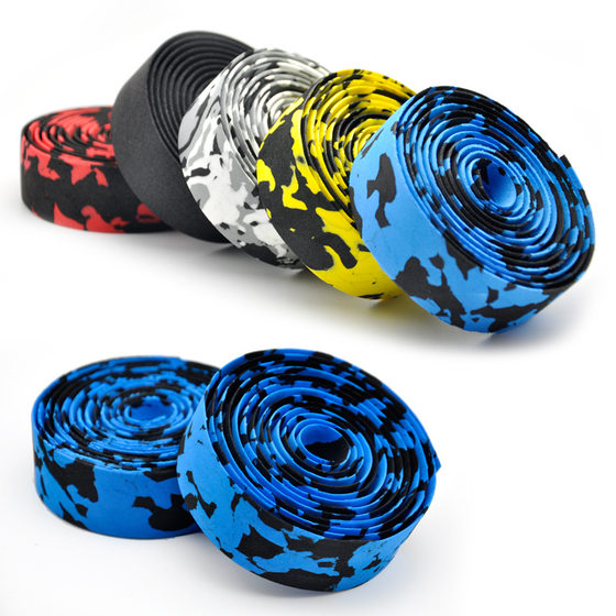 Bicycle handlebar strap road bike camouflage handlebar strap riding non-slip shock absorber handlebar anti-slip belt manufacturer