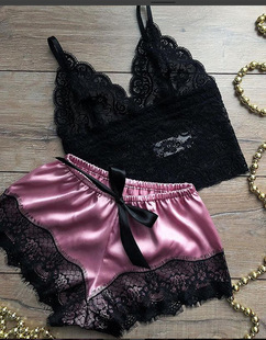 Yi Hai Zi Mei sexy lingerie European and American Foreign Trade Amazon popular pajamas lace pajamas underwear nightdress ebay