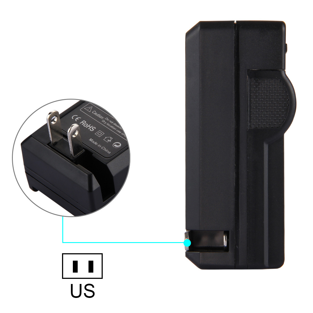 Manufacturer digital camera battery NP-BX1 single charger suitable for Sony BX1 battery American standard charger