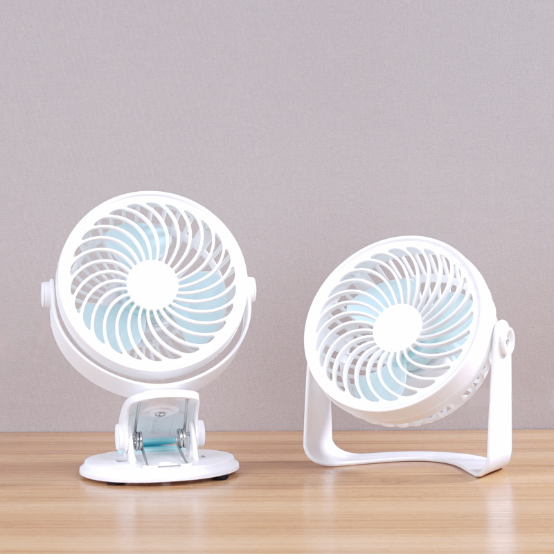 New usb iron mini fan dormitory student cartoon electric fan in Stock/6/8-inch one-piece delivery