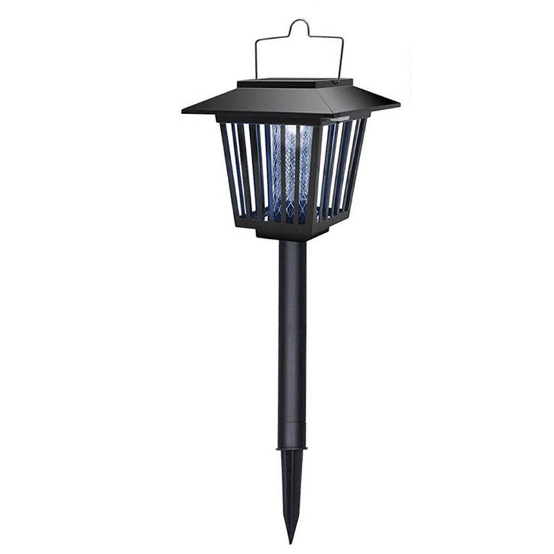 Cross-border explosions solar lawn lamp mosquito repellent 3LED outdoor courtyard landscape garden hollow lighting mosquito killer