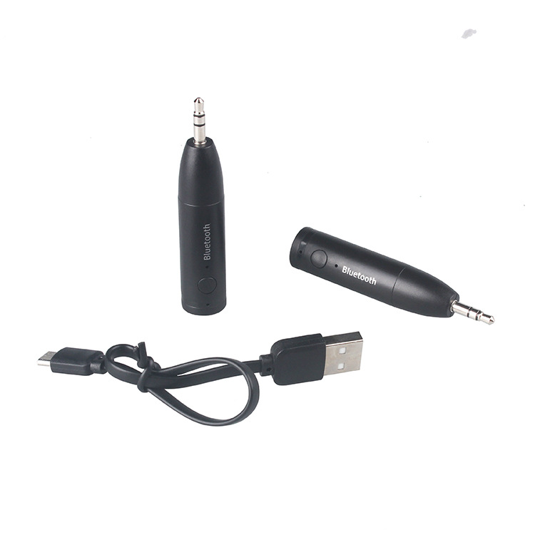 Car AUX Bluetooth audio receiver stereo sound Bluetooth 3.5 output V5.0 receiver low power consumption