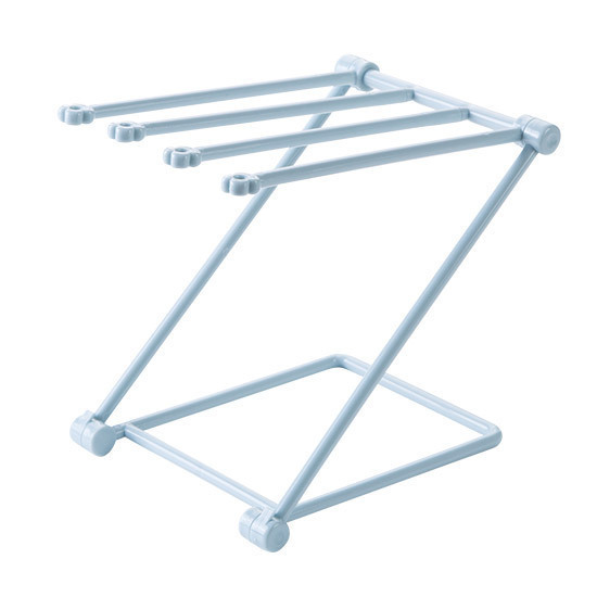 Desktop Foldable Vertical Rag Storage Rack Kitchen Washing Towel Rack Punch-free Countertop Water Cup Rack Storage Rack