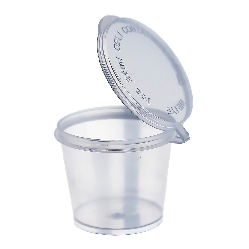 Disposable Sauce Box Small Material Box Sauce Cup Seasoning Box Square Dip Box Sauce Box Plastic Dip Cup