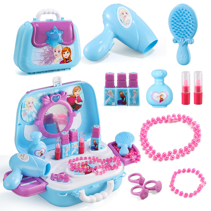 Disney Ice Aisha Backpack Suitcase Toy Children's Play Boys and Girls Makeup Kitchenware Xiongcheng Toy