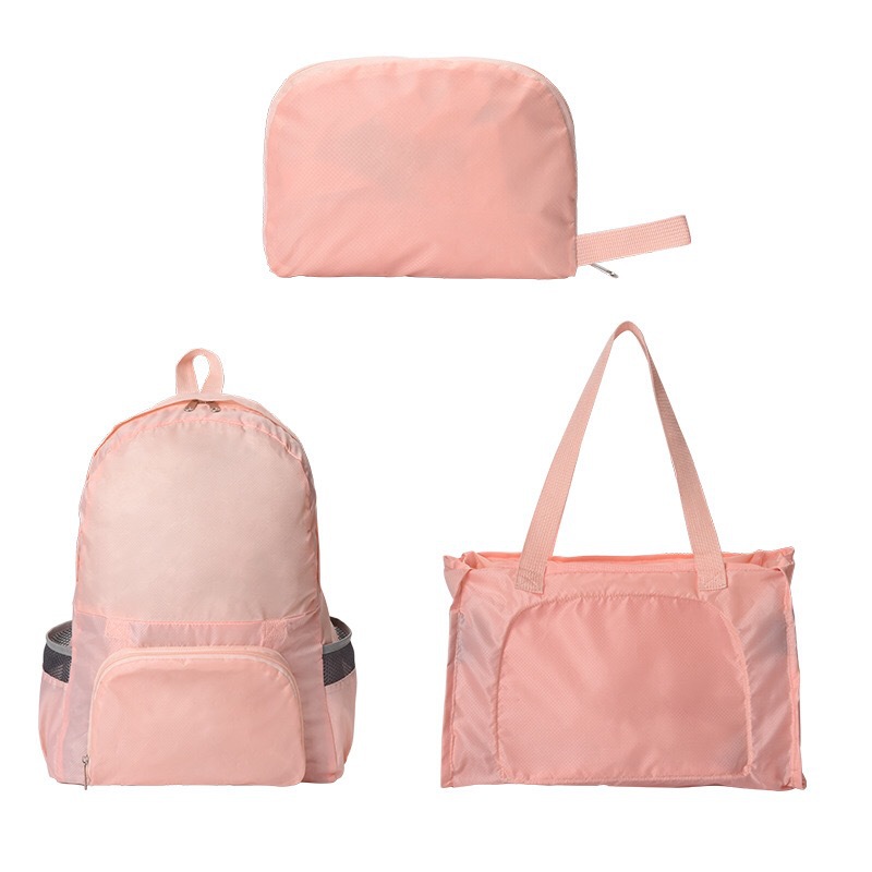Large Capacity Hike Travel Folding Dual-purpose Backpack Multi-functional Folding Backpack Travel Backpack Handbag