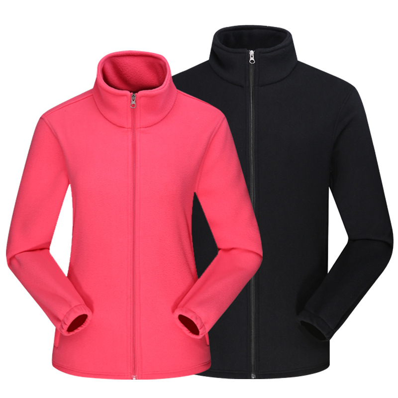Outdoor fleece clothing men's and women's fleece autumn and winter breathable windproof cardigan jacket jacket warm liner