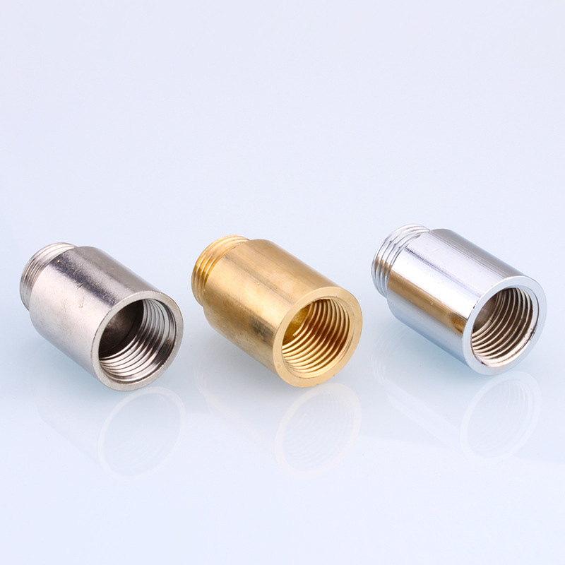 4 points internal and external wire extension lengthened joint extension stainless steel thickened copper pipe fittings tap water pipe fittings