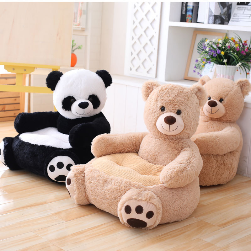 Wholesale teddy bear panda pet sofa cartoon toy lazy cute duck unicorn small sofa seat