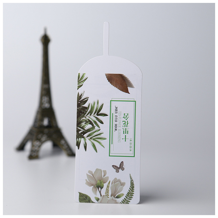 Frosted transparent PVC blank tag in stock color plastic label custom logistics clothing price tag customization