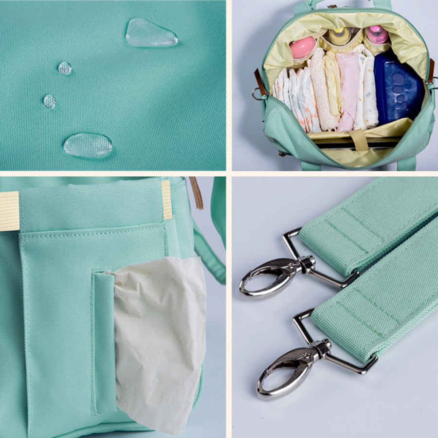 Cross-border Multifunctional Crossbody Mummy Bag Large Capacity Shoulder Mummy Bag Waterproof Fashion Maternal and Baby Bag Mummy Bag