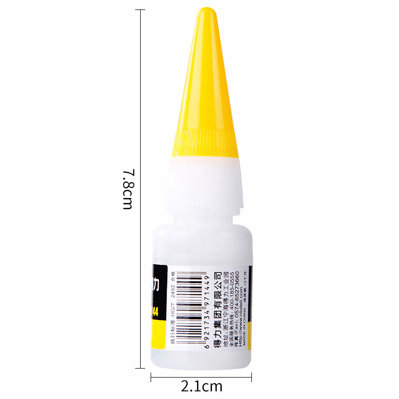 Deli 502 strong glue 7144 liquid multifunctional quick-drying adhesive plastic metal glass ceramic shoes
