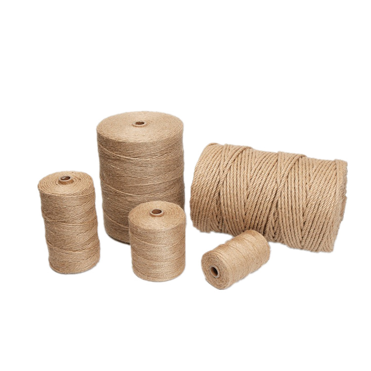 Hemp rope factory wholesale DIY tag decoration thick rope binding cat climbing rack manual jute rope tug of war rope