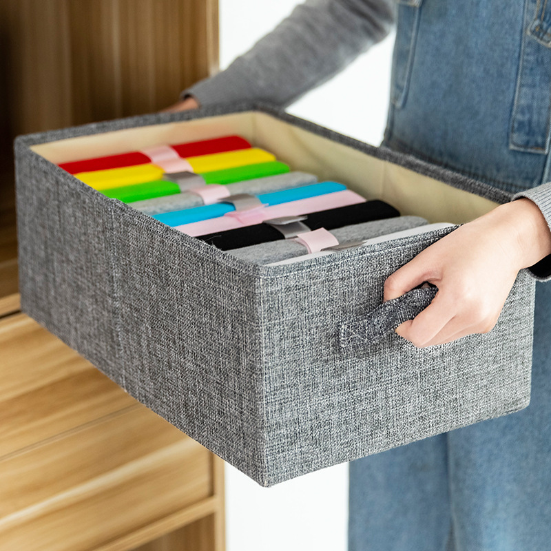 Finishing Living Clothes Storage Box Drawer Type Clothes Fabric Finishing Box Storage Box Foldable Household Storage Box