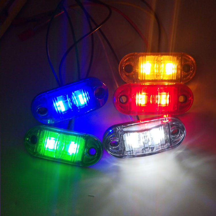 2led サメトラックサイドライト 10-30v ユニバーサル Amazon Ebay ウィッシュトラック用サイドライト|undefined