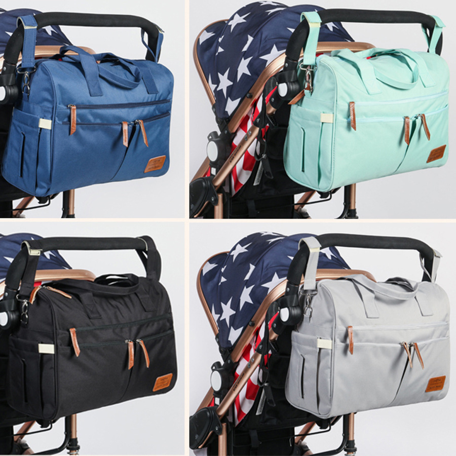 Cross-border Multifunctional Crossbody Mummy Bag Large Capacity Shoulder Mummy Bag Waterproof Fashion Maternal and Baby Bag Mummy Bag