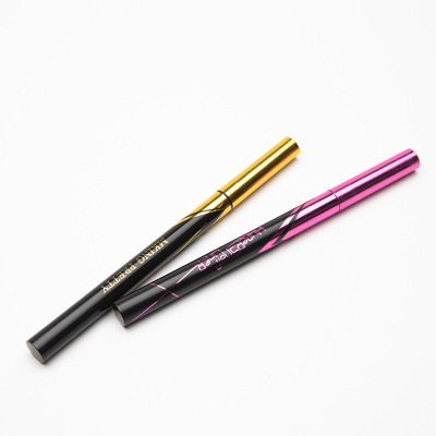 Factory direct small gold pen quick-drying eyeliner waterproof non-blooming eyeliner pen Eyeliner Liquid Pen makeup wholesale