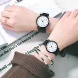 Popular Style Watch Female Student Korean Style Simple Fashionable Sports Casual Men's Atmospheric Retro College Style Couple's Watch