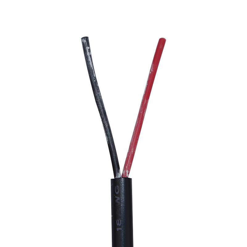 2464 2-core powder passing line 28/26/24/22/20/18 DC power round line PVC electronic sheath line