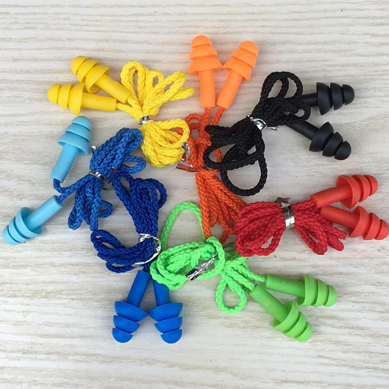 Boxed earplugs Christmas tree-shaped earplugs with wire soundproof anti-noise earplugs swimming hearing protection labor protection supplies