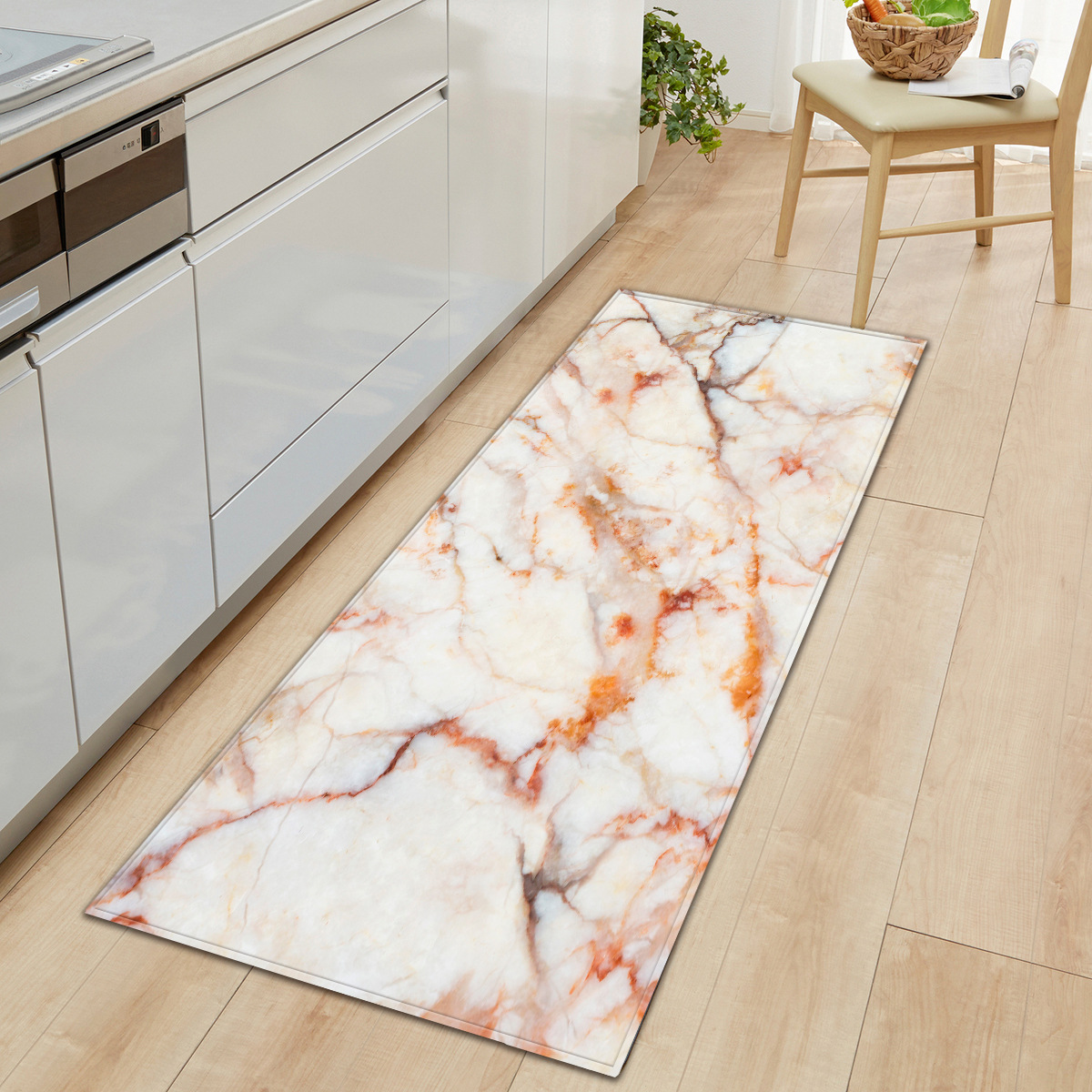Marble Carpet Long Mat Stone Pattern Theme Door Mat Cross-border Supply wish Amazon ebay in stock