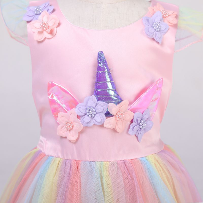 2021 girls dress Amazon dress European and American children's dress Christmas dress princess dress