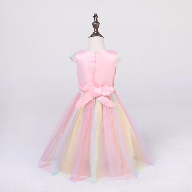 2021 girls dress Amazon dress European and American children's dress Christmas dress princess dress