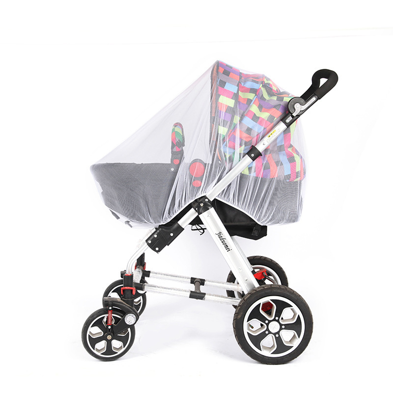Spot baby stroller mosquito net universal encryption umbrella stroller lace mosquito net insect proof full cover stroller mosquito cover